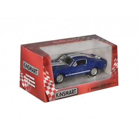 Машинка металлическая инерционная 1967 SHELBY GT-500 Kinsmart KT 5372 W Машинка металлическая инерционная 1967 SHELBY GT-500 Kinsmart KT 5372 W