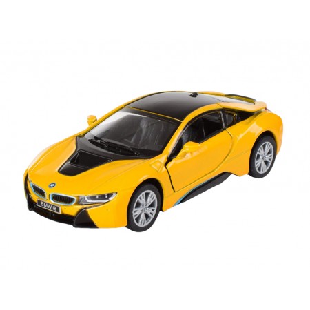 Машинка металлическая инерционная BMW i8 Kinsmart KT 5379 WA