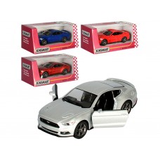 Машинка инерционная металлическая Ford Mustang GT, 12 см, открываются двери, Kinsmart KT5386W