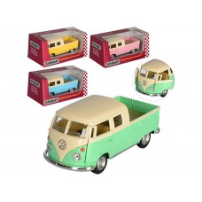 Машинка инерционная Volkswagen Bus Double Cab Pickup KT5387WY, металлическая, Kinsmart