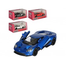 Машинка инерционная металлическая Ford GT 2017, 12 см, открываются двери, Kinsmart KT5391W