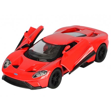 Машинка інерційна металева Ford GT 2017, 12 см, відкриваються двері, Kinsmart KT5391W