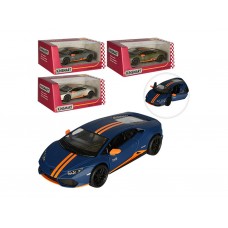 Машинка инерционная металлическая Lamborghini Huracan LP610-4 Avio, открываются двери, Kinsmart KT5401W