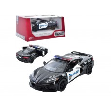 Машинка инерционная 2021 Corvette Police, KT5432WP, 13 см, металлическая, Kinsmart