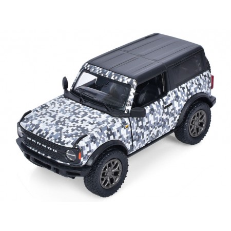 Машинка металлическая инерционная Джип 2022 Ford Bronco Camo Edition Kinsmart KT5445WB