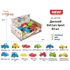 Дисплей Kid Cars Sport 43 шт Tigres ДКТ-001