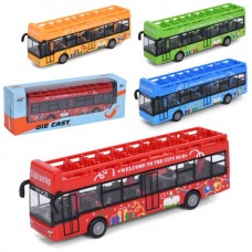 Инерционный автобус BabyToys 1210-1D48, 15 см, 4 цвета