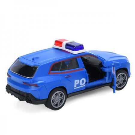 Джип DD2821A інерція, 13,5см, поліція, відчиняються двері, гумові колеса, 3 кольори, в кор-ці, 15-8,5-7см Джип DD2821A інерція, 13,5см, поліція, відчиняються двері, гумові колеса, 3 кольори, в кор-ці, 15-8,5-7см