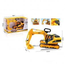 Экскаватор с инерционным ходом BabyToys 9998-11 для детей Экскаватор с инерционным ходом BabyToys 9998-11 для детей