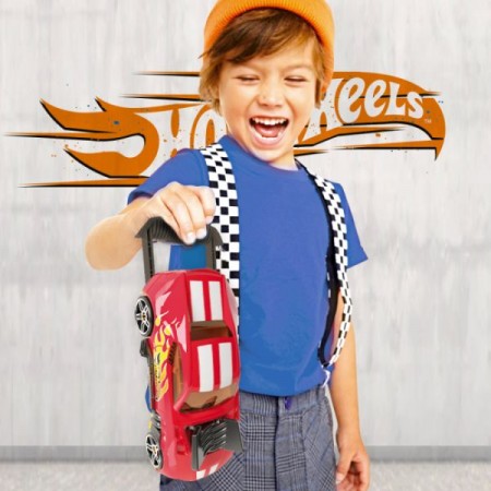 Гоночний автомобіль-гараж 2 в 1 (червоний) Hot Wheels Розмір пакунку    15 x 35 x 18 см