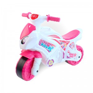 Дитяча каталка-мотоцикл Технок 6368, рожево-білий