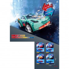 Металлическая машинка BabyToys 1210-37A меняет цвет, 8 см, инерционная