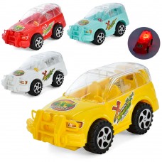 Инерционная машинка BabyToys 229A со светом, 18 см, 4 цвета