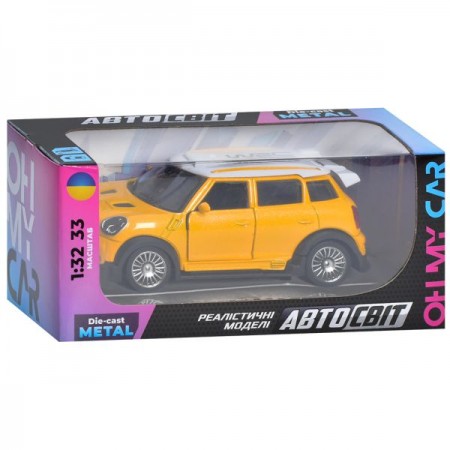 Машина AS-2311 АвтоСвіт, 1:32-33, метал, инерция, 12,5см, открываются двери, резиновые колеса, 4 цвета, в коробке, 16,5-7-7см Машина AS-2311 АвтоСвіт, 1:32-33, метал, инерция, 12,5см, открываются двери, резиновые колеса, 4 цвета, в коробке, 16,5-7-7см