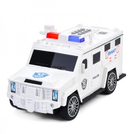 Машина WF-3018 26см, поліція, сейф з кодом, затягує купюри, звук, світло, 2 кольори, на бат-ці, в кор-ці, 28,5-15-13,5 Машина WF-3018 26см, поліція, сейф з кодом, затягує купюри, звук, світло, 2 кольори, на бат-ці, в кор-ці, 28,5-15-13,5