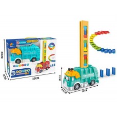 Инерционная машинка с доминошками BabyToys 367-3 для детей