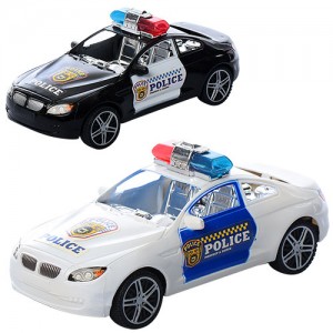 Машинка 286 инерционная, полиция, 2 цвета