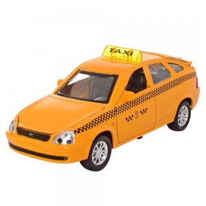 Машинка AS-2050 АвтоСвіт, таксі, метал, інерційна, 13 см