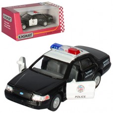 Машинка KT 5327 W металл, инерционная, полиция, 1:42, 12 см