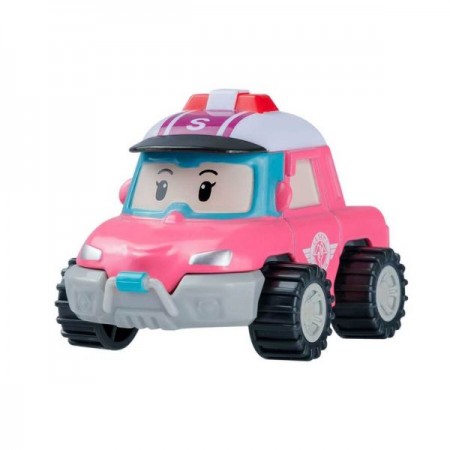 Металева колекційна машинка Робокар Сенді DIE CAST (Robocar Poli) Метал , 5 x 14 x 15 см , Колеса, що обертаються