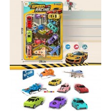 Набор инерционных машинок BabyToys 24622 разные цвета