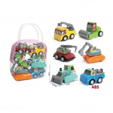 Набор машинок BabyToys 265-1A инерционных 6 шт в сумке