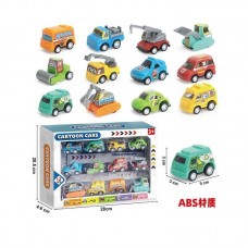 Набор инерционных машинок BabyToys 265-12 B, 12 штук