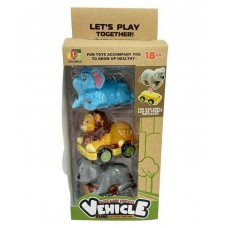 Набор машинок BabyToys 2688 инерционный с платформой Набор машинок BabyToys 2688 инерционный с платформой