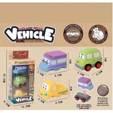Набор инерционных машинок BabyToys 2691 A разные цвета