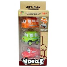 Набор машинок BabyToys 2691 B с инерционным механизмом