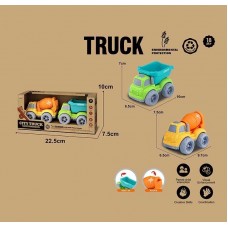 Набор инерционных машинок BabyToys 912-2, 2 шт, пластик