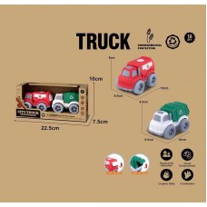 Набор инерционных машинок BabyToys 912-6, 2 штуки