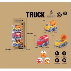 Набор машинок BabyToys 913-2 с инерционным ходом 3 штуки Набор машинок BabyToys 913-2 с инерционным ходом 3 штуки