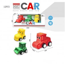 Набор инерционных машинок BabyToys CC 117-4, 3 шт