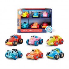 Набор машинок BabyToys JZD-205 инерционный разные цвета