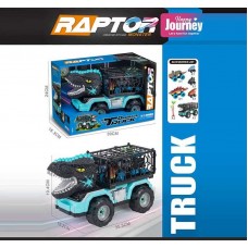Набор деревянных машинок BabyToys SX 296-65 с инерцией, 5 шт