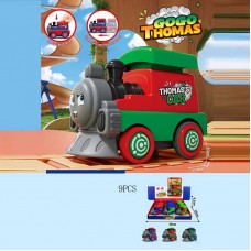 Набор машинок BabyToys HC 703 инерционный механизм 9 штук