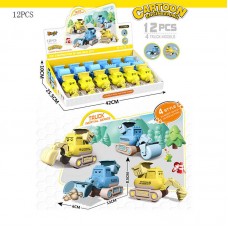 Набор машинок BabyToys LL-23 с инерционным механизмом 12 шт Набор машинок BabyToys LL-23 с инерционным механизмом 12 шт
