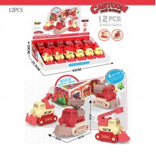 Набор машинок BabyToys LL-25 инерционный 12 штук Набор машинок BabyToys LL-25 инерционный 12 штук