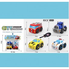 Машинки спецтехники BabyToys RL 589-28 инерционные 4 штуки