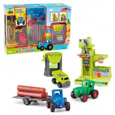 Инерционный трактор BabyToys 22326 с подъемником, 2 шт