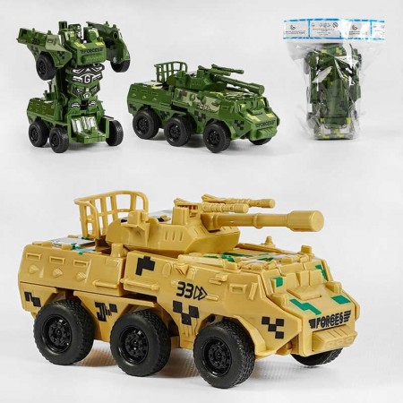 Танк-трансформер BabyToys XY 778-5 інерційний 2 кольори