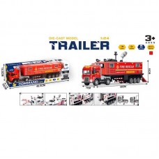Инерционный трейлер BabyToys KLX 800-34 пластиковый Инерционный трейлер BabyToys KLX 800-34 пластиковый