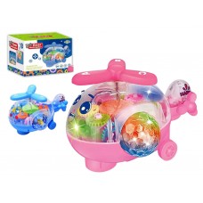 Игрушка вертолет музыкальный Gear Helicopter 175 см, светящийся и движущийся, 2 вида FY817588