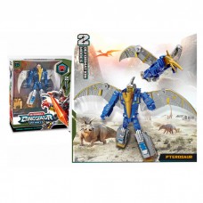 Трансформер XL91853E робот 17см+птеродактиль