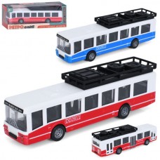 Автобус 6335 інерція, 16,5см, гумові колеса, 2 кольори, в кор-ці, 18-7-4,5см