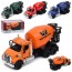 Бетономішалка KT11001W інерція, метал, 14,5см, 1:66, відчиняються двері, гумові колеса, рухлива деталь, 4 кольори, в коробці, 16-9-7,5см