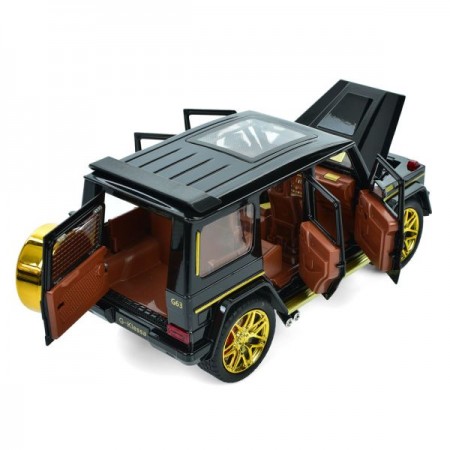 Джип AP-1834 АвтоСвіт,1:24, метал, інерц, 22см, відчиняються двері/капот/багажник, гумові колеса, звук, світло, 2 кольори, бат(табл), в кор-ці