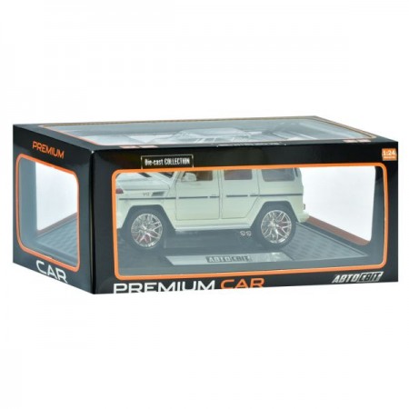 Джип AP-1834 АвтоСвіт,1:24, метал, інерц, 22см, відчиняються двері/капот/багажник, гумові колеса, звук, світло, 2 кольори, бат(табл), в кор-ці
