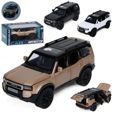 Джип AP-2105 АвтоСвіт, 1:32, метал, інерція, 15см, звук, світло, відчиняються двері/багажник/капот, гумові колеса, підставка, 3 кольори, на бат(табл), в коробці,18-9-9см